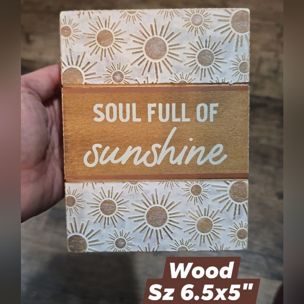 Home decor wooden sign